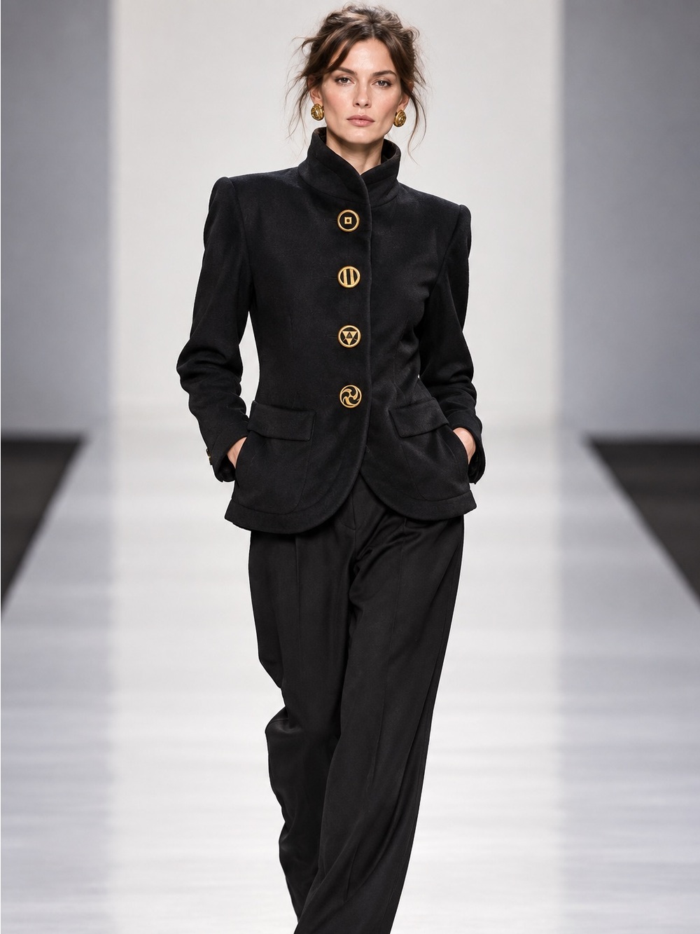 YSL rive gauche vintage 1993 French wool blazer jacket